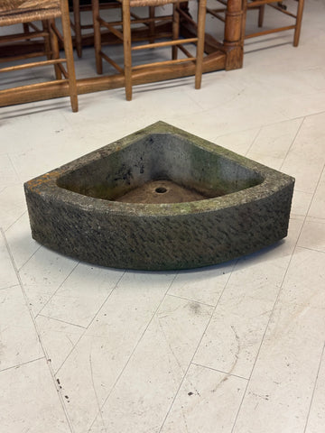 Antique Corner Stone Trough