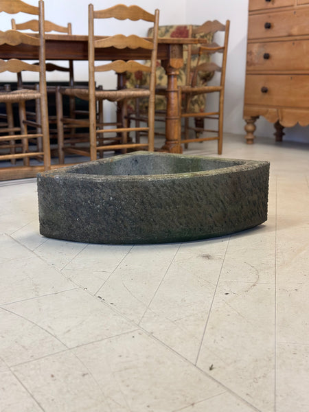 Antique Corner Stone Trough