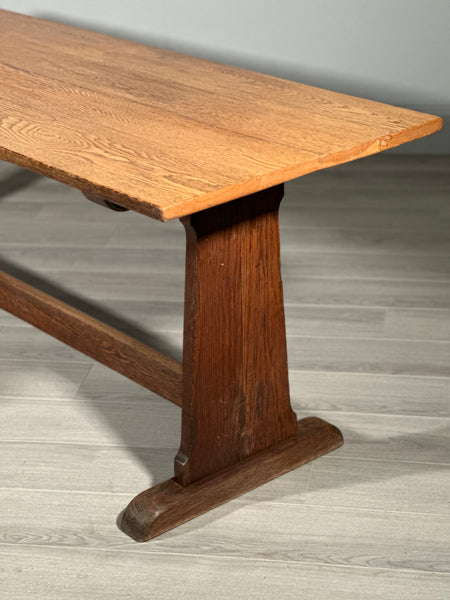 Large Antique Oak Refectory Table