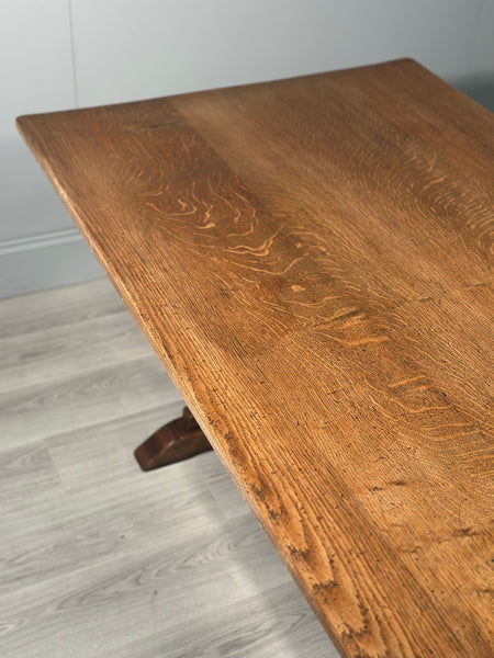 Antique Oak Refectory Table - 8ft