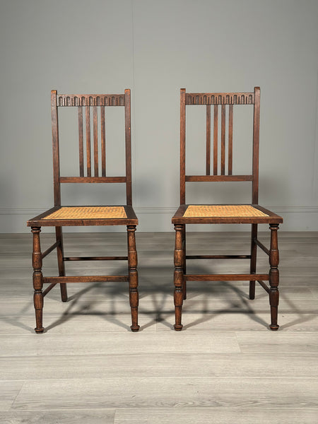A Pair of Oak Chairs By Waring & Gillow