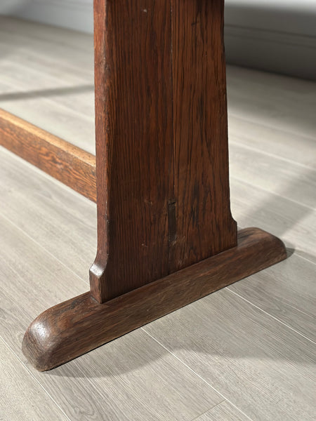 Large Antique Oak Refectory Table