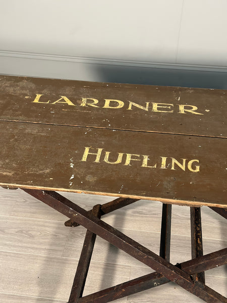 Antique Painter and Decorator Table In Original Paint