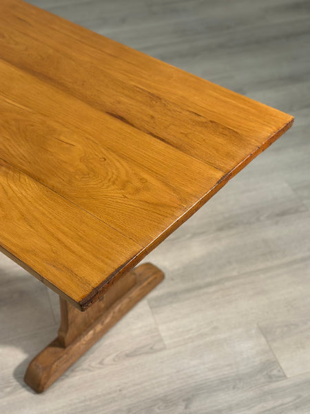 Large Antique Oak Refectory Table c1920