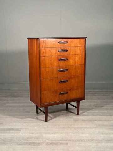 Mid 20th Century Teak Chest Of Drawers