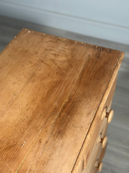 Victorian Pine Chest Of Drawers