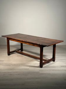 19th Century Style Cherry Wood Large Refectory Table