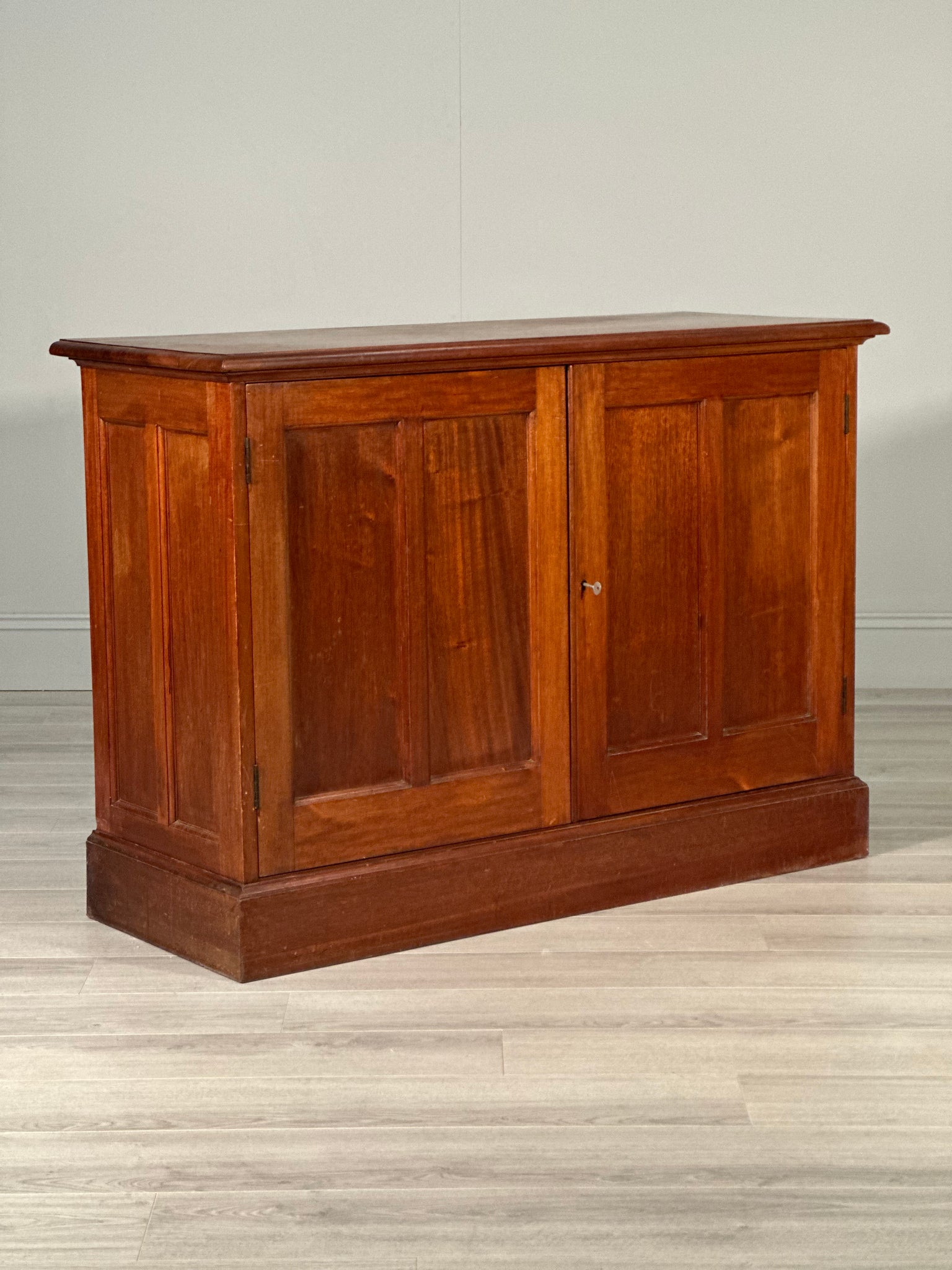 Antique Mahogany School Cupboard