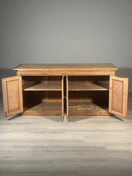 Large Antique Pine Shop Counter