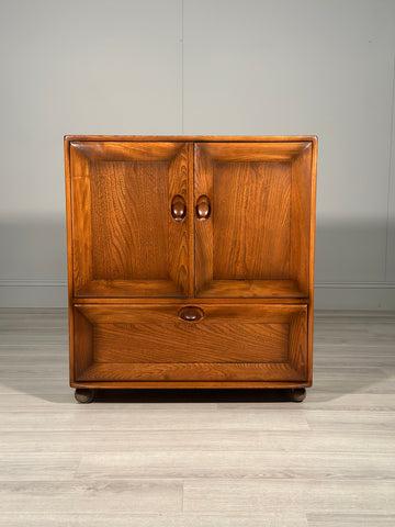 Vintage Ercol 845 Tv Cabinet