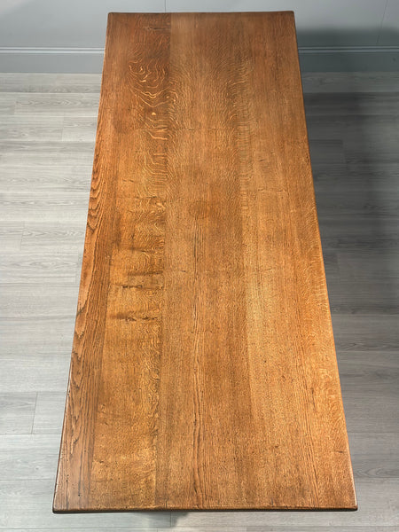 Antique Oak Refectory Table - 8ft