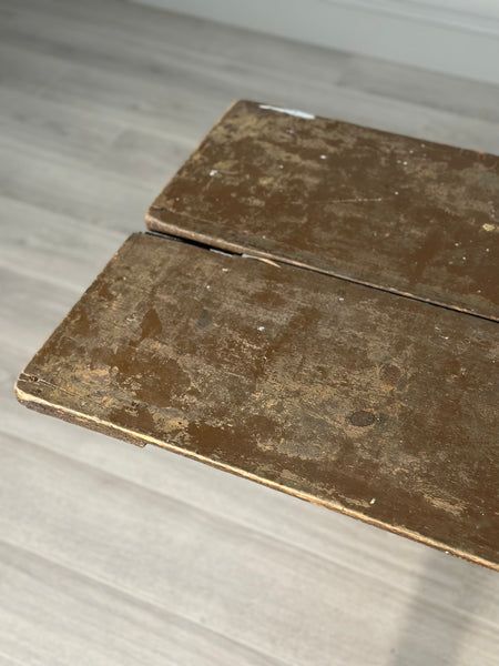 Antique Painter and Decorator Table In Original Paint