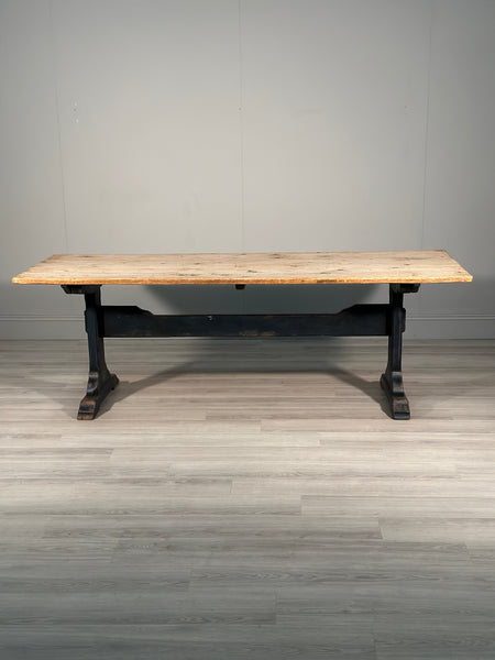 Large Antique Pine Refectory Table