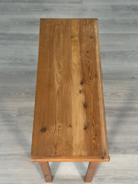 19th Century Pine Console Table
