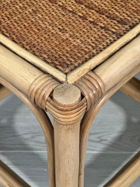 Mid 20th Century Bamboo Nest Of Tables