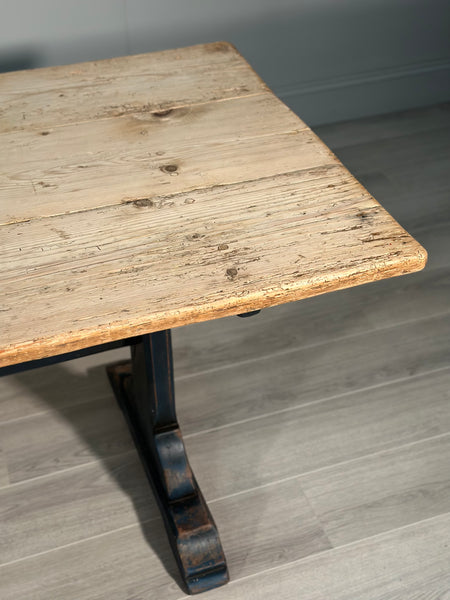 Large Antique Pine Refectory Table