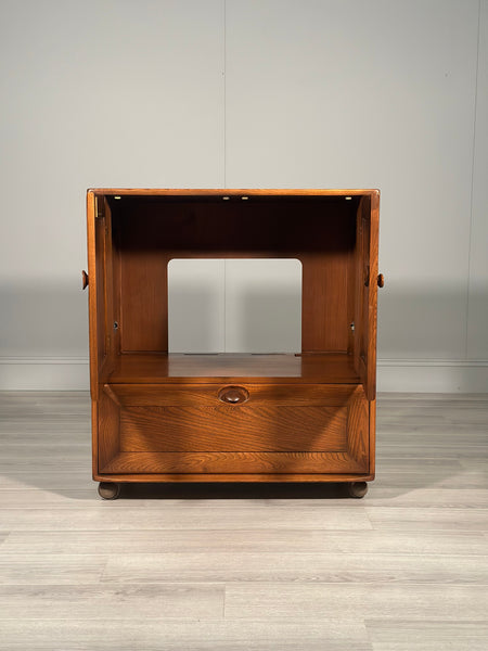 Vintage Ercol 845 Tv Cabinet