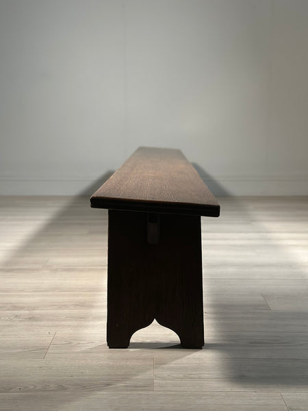 Huge Antique Oak Bench