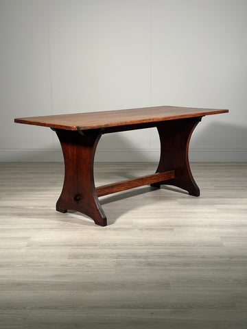Arts And Crafts Mahogany Dining Table c.1900