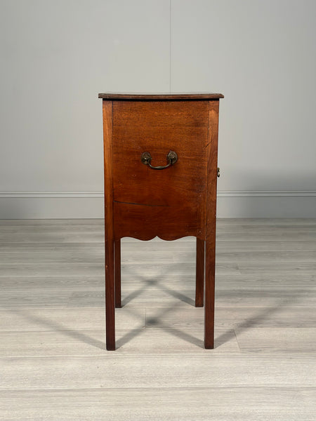 Antique Mahogany Georgian Bedside Cabinet C.1790