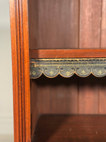 Slim Antique Mahogany Cupboard