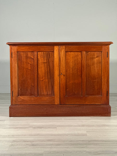 Antique Mahogany School Cupboard