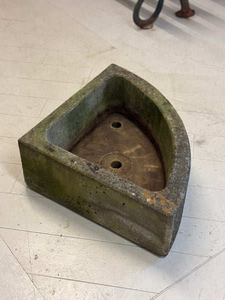 Antique Corner Stone Trough