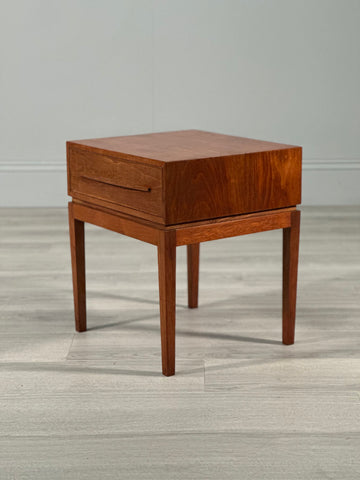 Mid 20th Century Walnut Bedside Cabinet