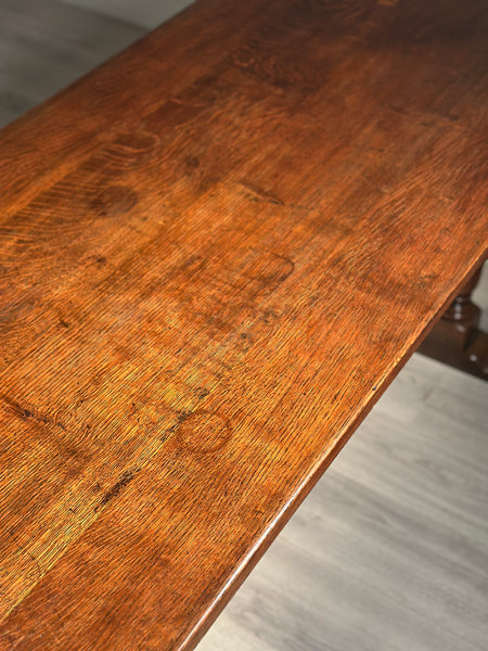 Large Oak Refectory Table C.1900
