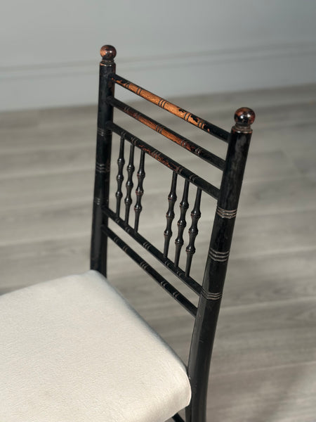Morris & Co Sussex Ebonised Childs Chair