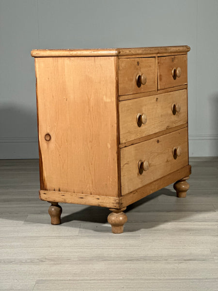 Victorian Pine Chest Of Drawers