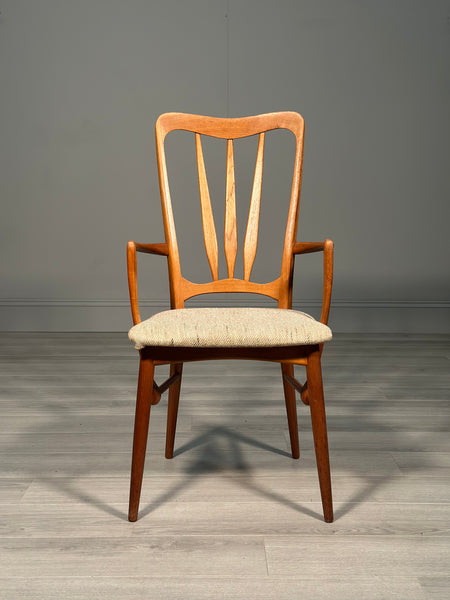 Set Of 6 Danish Teak Ingrid Dining Chairs By Niels Koefoed