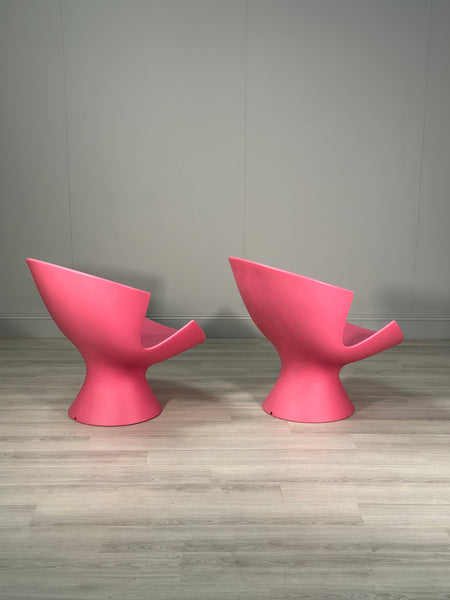 Pair Of Karim Rashid For Label Kite Lounge Chairs