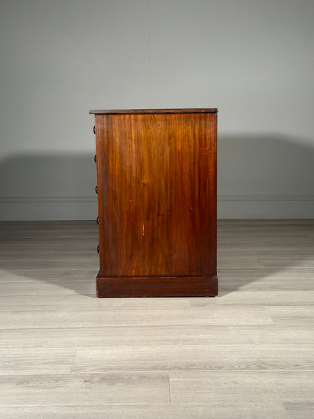 Antique Mahogany Bank Of Drawers