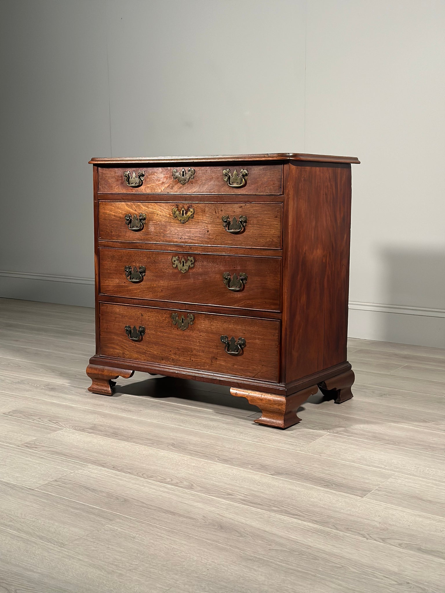 Small Mahogany Georgian Chest Of Drawers