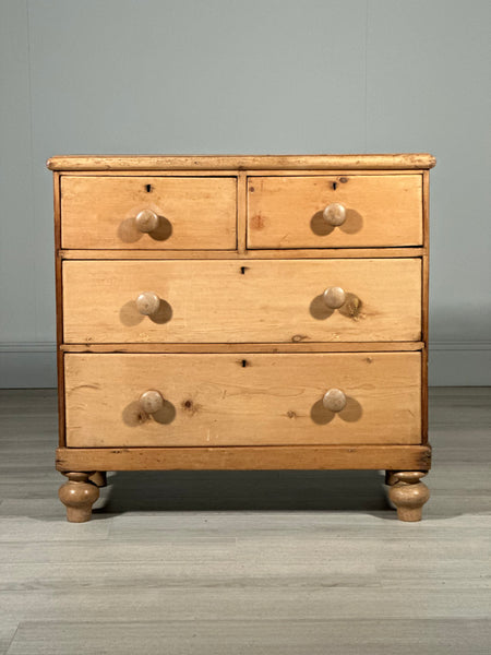 Victorian Pine Chest Of Drawers