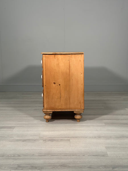 Victorian Pine Chest Of Drawers