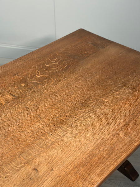 Antique Oak Refectory Table - 8ft