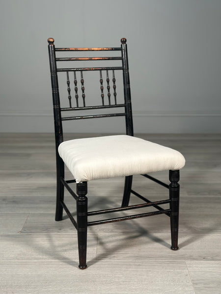 Morris & Co Sussex Ebonised Childs Chair
