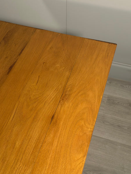 Large Antique Oak Refectory Table c1920