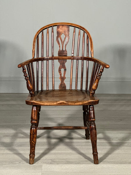 19th Century Elm Windsor Armchair