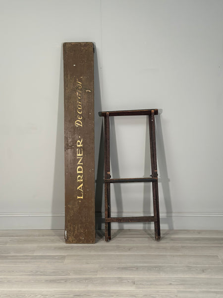 Antique Painter and Decorator Table In Original Paint