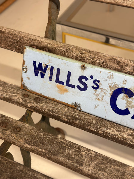 Vintage Wills’s Capstan Cigarettes Enamel Sign