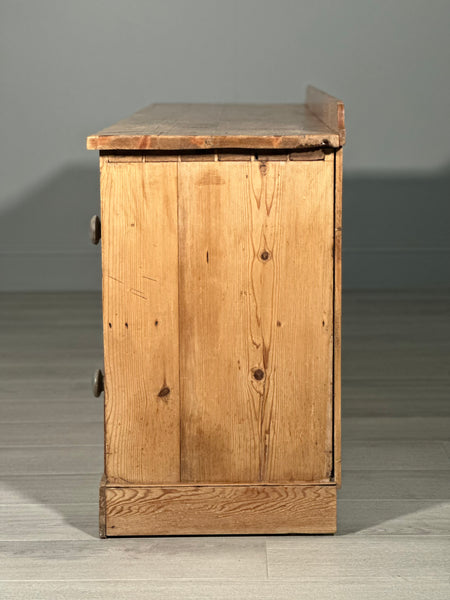 Antique Pine Bank Of Drawers