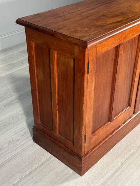 Antique Mahogany School Cupboard