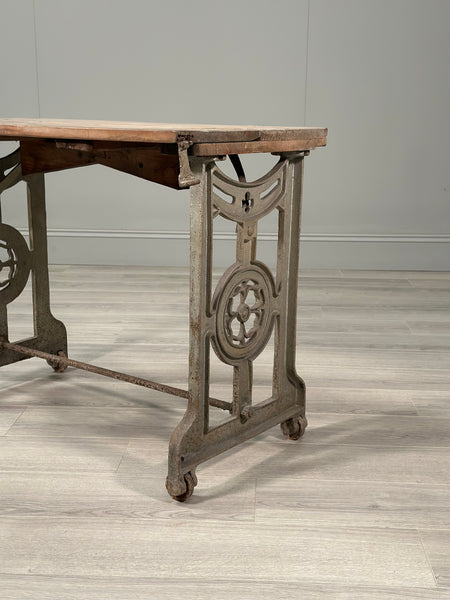 Antique Industrial Table