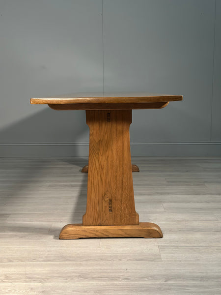 Large Antique Oak Refectory Table c1920
