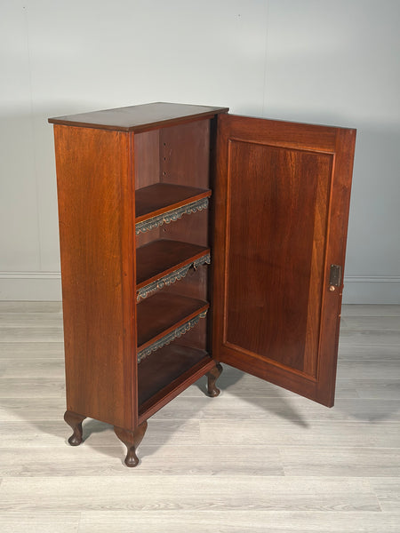 Slim Antique Mahogany Cupboard