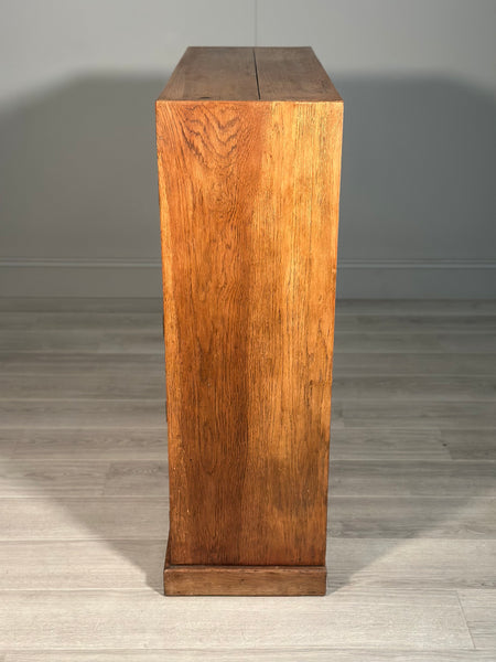 Antique Oak School Cupboard c.1930