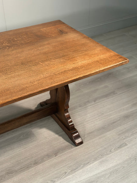 Antique Oak Refectory Table - 8ft